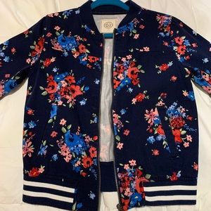 Floral Bomber Jacket